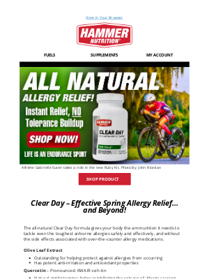 Spring Allergies Gone