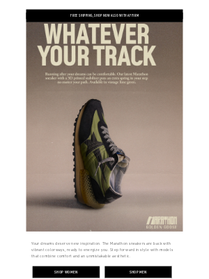 Golden Goose - New Marathons: your favorite is yet to come