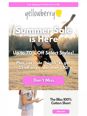 Yellowberry - Have You Shopped 70% Off?