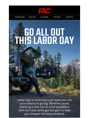 Rough Country - Your Labor Day Weekend, Upgraded