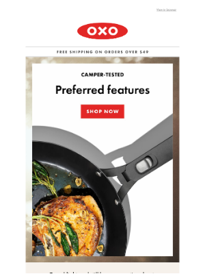OXO - Camper-tested outdoor cookware