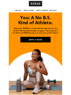 RXBAR - Are You Ready to Be a No B.S. Athlete?