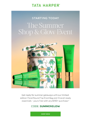 Tata Harper Skincare - IT’S HERE | The Summer Shop & Glow Event 🤩