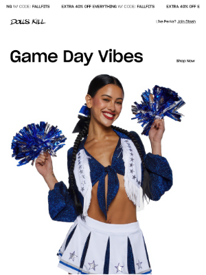 Dolls Kill - ⚡Bring the Thunder: Game Day Costumes🏈