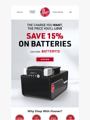 Hoover - Take Charge and Save