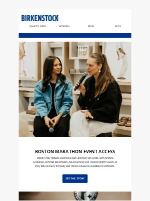 Birkenstock - Exclusive Access: “Running Well” Boston Marathon Event