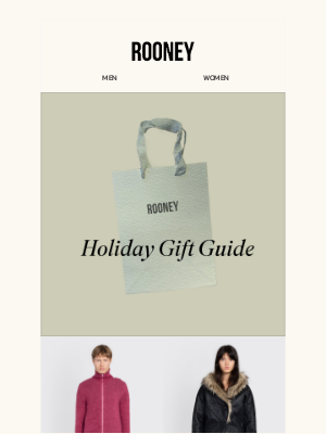 Rooney Shop - HOLIDAY SHOPPING? OUR GUIDE TO THE PERFECT GIFT