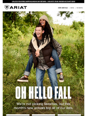 Ariat International Inc - It's A Huge New Arrivals Drop
