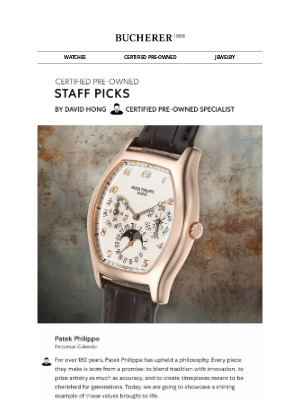 Tourneau - David's Pick: Patek Philippe's Perpetual Calendar in Rose Gold.