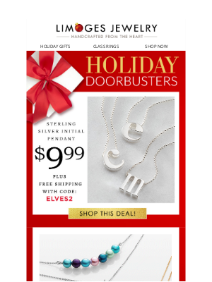 Limoges Jewelry - VIP ONLY: Today's Doorbuster only $9.99