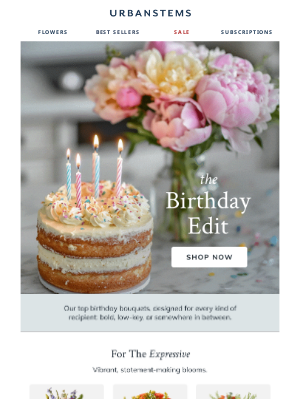 UrbanStems - For every kind of June birthday