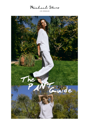 Michael Stars - A guide to summer pants.