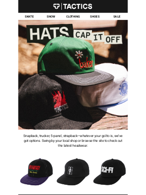 Tactics - Cap it off with a new lid