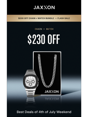 JAXXON - 🧨 LAST CHANCE: 4TH OF JULY SALE ENDS AT MIDNIGHT