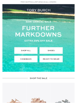 Tory Burch - Further markdowns