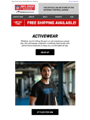 NFLshop - Ravens Gear Made To Move, Built To Rep!