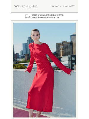 Witchery (Australia) - Colour edit: Welcome to the red zone