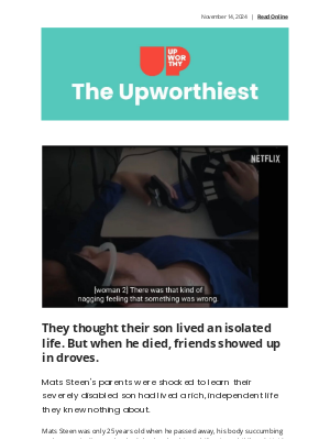 Upworthy - They thought their son lived an isolated life. But when he died, friends showed up in droves.