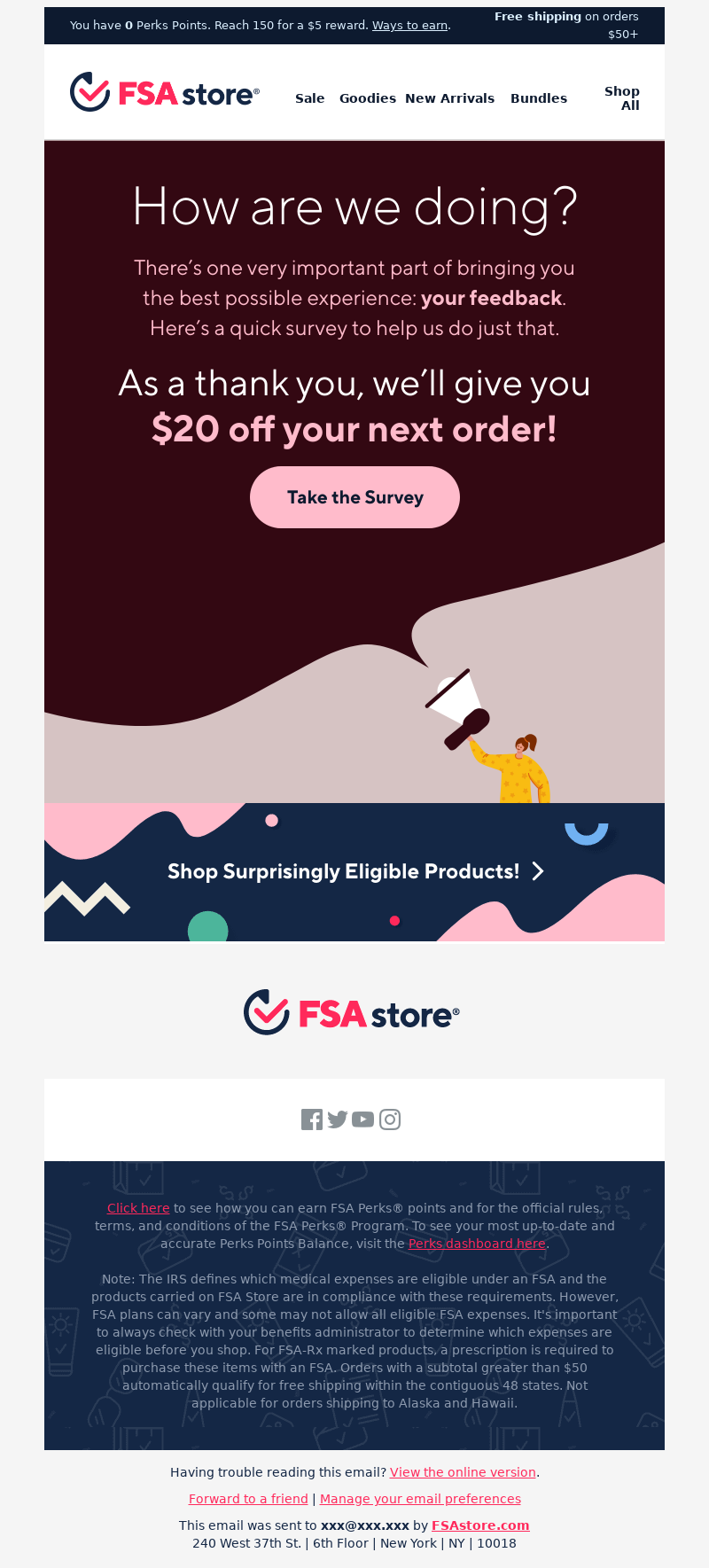 FSAstore - FSAstore.com Needs Your Help + Receive $20 Off!
