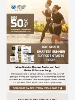 Vitamin World - Get Up, Get Going, Get Glowing!