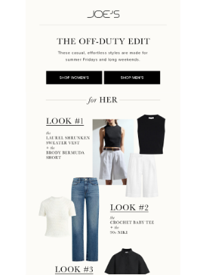 Joe's Jeans - Casual Summer Essentials