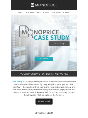 Monoprice - Tech Group’s Go-To Source for Networking Essentials 🔌🏢