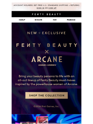 💥 New Fenty Beauty × Arcane unlocked 💥