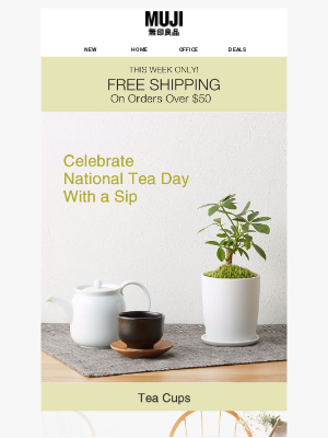 MUJI - Tea Time Just Got Better 🍵