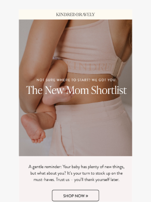 Kindred Bravely - Shopping for the fourth trimester? We got you.