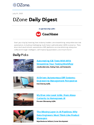 DZone - Automating E2E tests with MFA