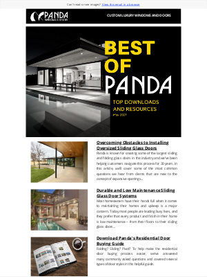 Panda Windows & Doors - Top Panda Window & Door Resources - May 2021