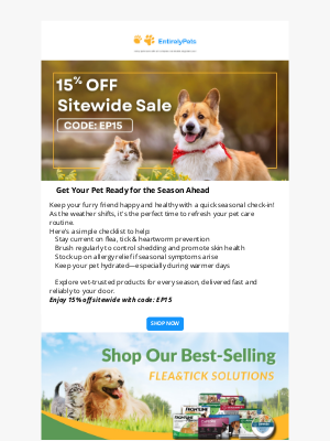EntirelyPets - 🦴 15% Off? That’s a pawsome deal!
