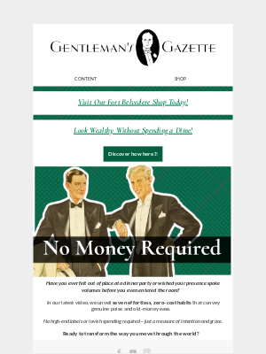 Gentleman's Gazette - How to Look Wealthy Without Spending a Dime