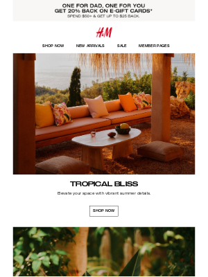 H&M - New in: Vibrant summer decor