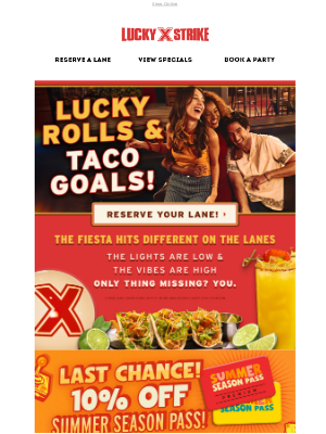 Bowlero - 🎉 The Celebration Starts On The Lanes – Grab Your Spot For Cinco de Mayo Fun!