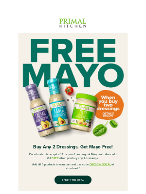 Primal Kitchen - Hungry for FREE mayo? 😋