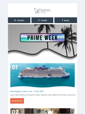 Regent Seven Seas Cruises - Hurry! Our Top Prime Week Cruise Deals End Tomorrow