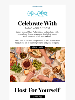 Coton Colors - Celebrate with Tapas and a Toast