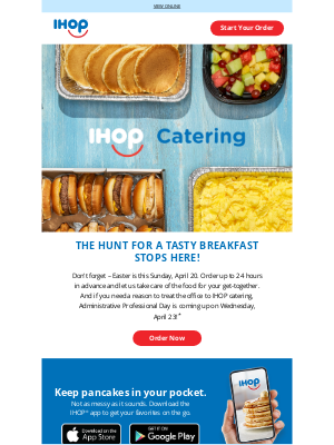 IHOP - Let IHOP cater your Easter gathering!​