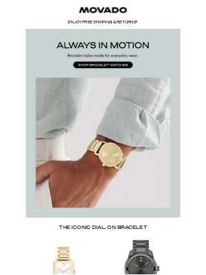 Movado - Spotlight: Bracelet Watches