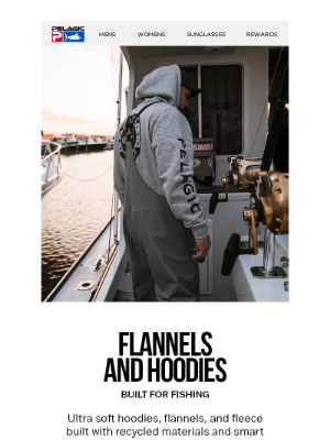Pelagic - Layer Up with New Hoodies & Flannels