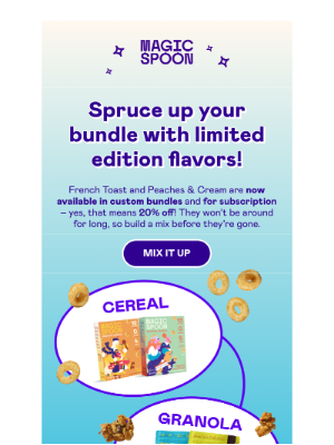 Magic Spoon - French Toast and Peaches & Cream… UNLOCKED!