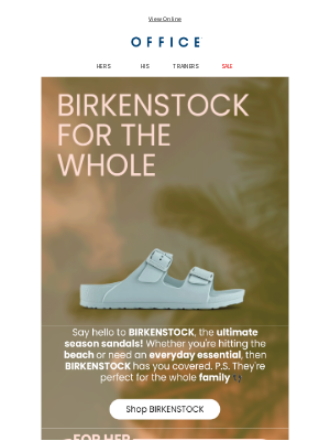 OFFICE Shoes (United Kingdom) - All this week's BIRKENSTOCK essentials 😍