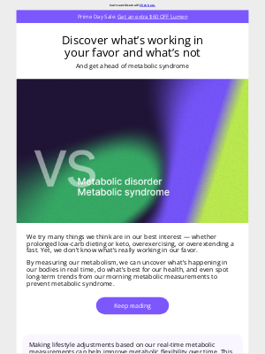 Lumen - Can metabolic flexibility prevent metabolic syndrome?
