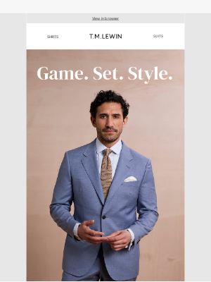 T.M.Lewin (United Kingdom) - The Wimbledon Style Guide