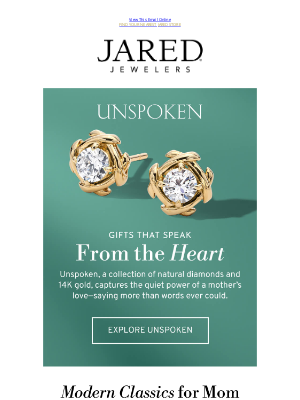 Jared - Leave Mom Speechless with Gifts from Unspoken