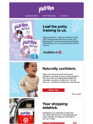 Huggies - Big Kid™ confidence come naturally at Target