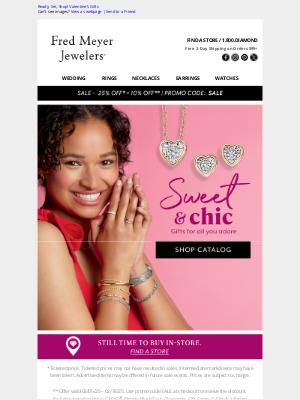 Fred Meyer Jewelers - Ready, Set, Shop! Valentine’s Gifts