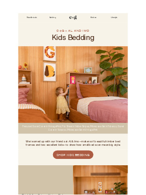 Carlotta and Gee (Australia) - Small beds, big style