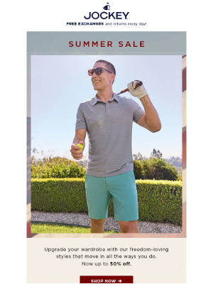 Jockey - 💥 Score big! Boxers starting at $6.99 + Heritage tees starting at $16.99!